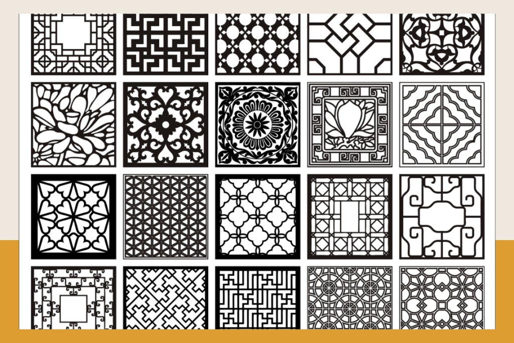 Mẫu hoa văn CNC Classic