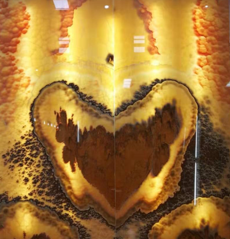 Tranh Onyx Trái Tim