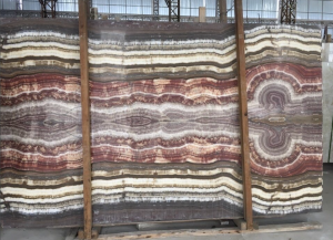 Tranh Onyx Đối Xứng Nâu